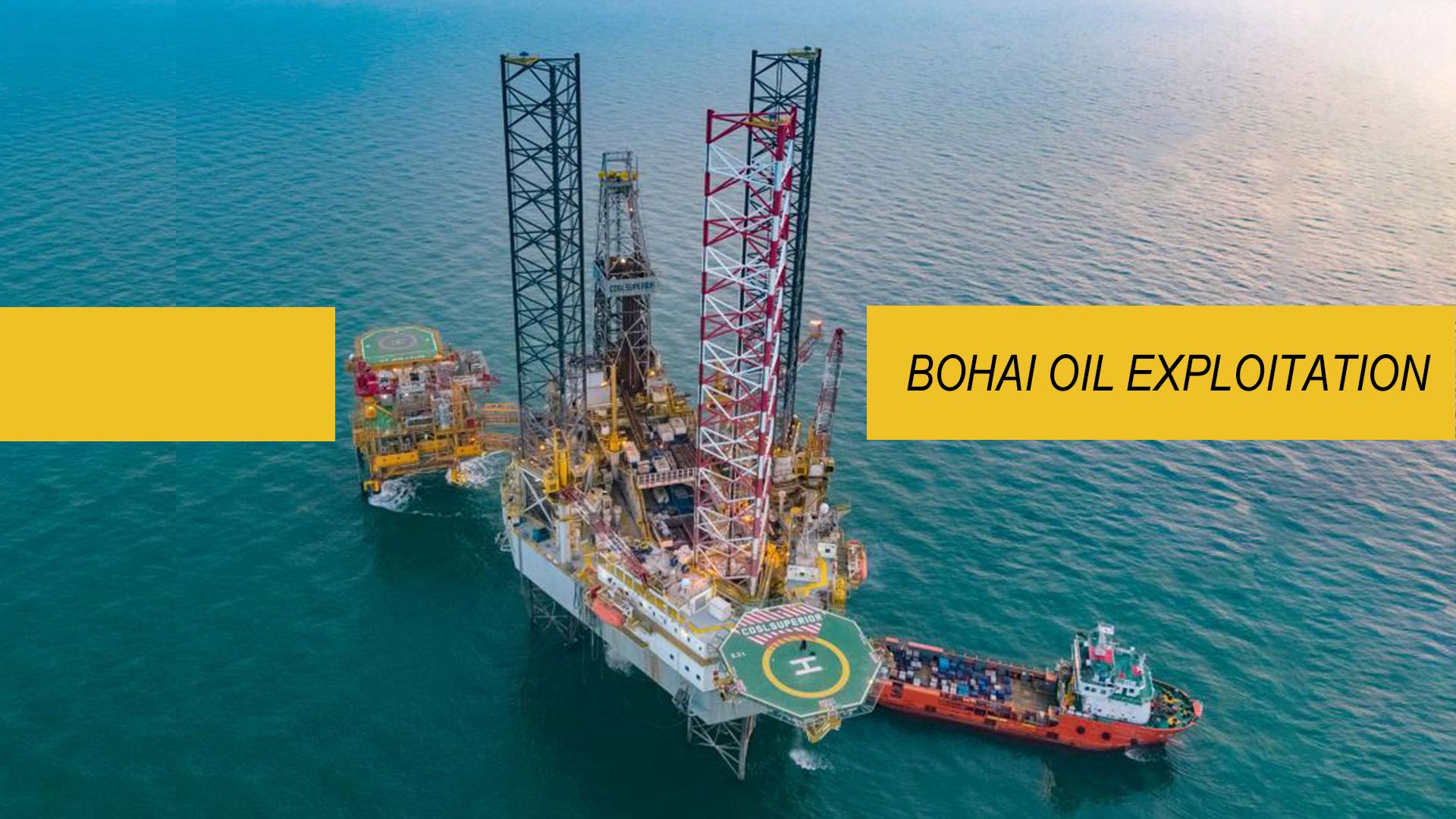 Bohai oil exploitation