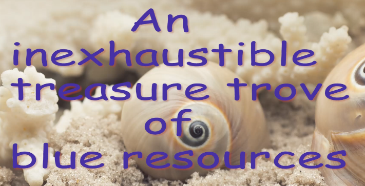 An inexhaustible treasure trove of blue resources.