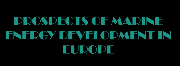 Prospects of Marine energy development in Europe
