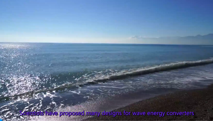 The future of tidal power in the ocean.